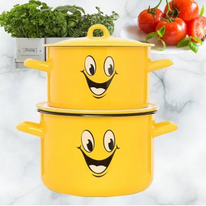 Набор посуды ЭТ-72927 "Улыбка" цилиндрический 2.9 л 4.3 л 4 пр (1)