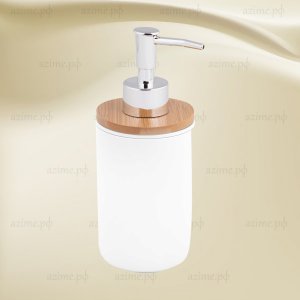 Дозатор для жидкого мыла ПМ М8058 Бамбук белый (20)