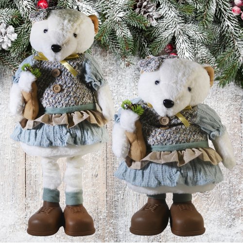 Декоративная игрушка AZ2024-60 Медведи BR30AB 80/75см (6)