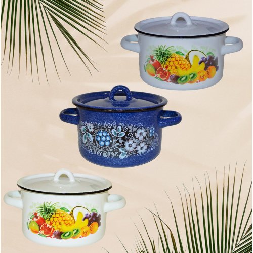 Кастрюля 1,5л 1с15с/1 с декором (8) 103938