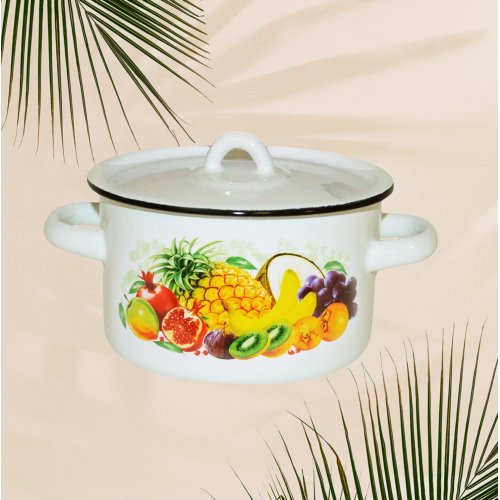 Кастрюля 1,5л 1с15с/1 с декором (8) 103938