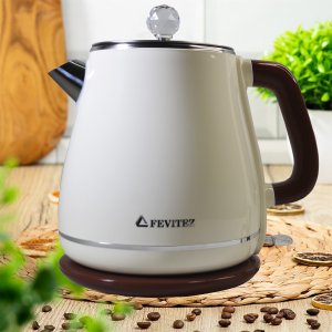 Чайник электрический F2-А1801 Fevitez 1.8 л бежевый  1350-1500W (12)
