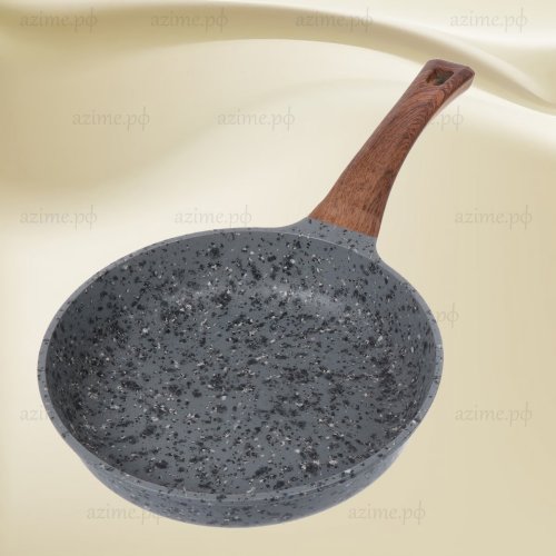 Сковорода  ГМ2401 ГГР 430967 24 см антипригарное покрытие Granit Grey серая (10)