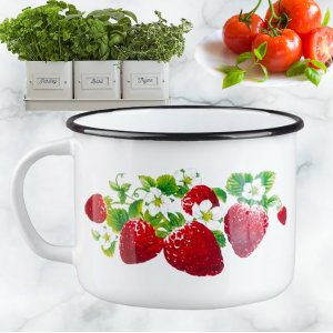 Кружка ЭТ-72775 "Клубника" без крышки 1.0л (8)