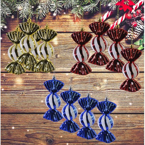 Набор ёлочных игрушек GT-158 Конфеты 4 предмета (96)