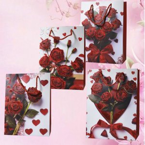 Пакет подарочный AZ2025-186 18*24*8,5см (240)