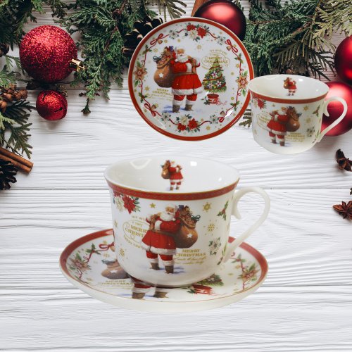 Чайная пара AZ2024-702 2 предмета 400мл K7141-808 (36)