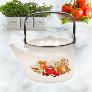 Чайник эм 2,0л с деколью С-2710П2/4ЖмРч ИТАЛЬЯНСКАЯ КУХНЯ (6)