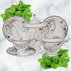 Чайный сервиз 108-217 16пр Пионы 200мл в под.уп.(2)