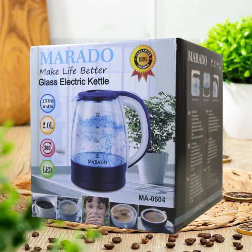 Чайник электрический MA-0604 Marado 2.0л 1500W(12)