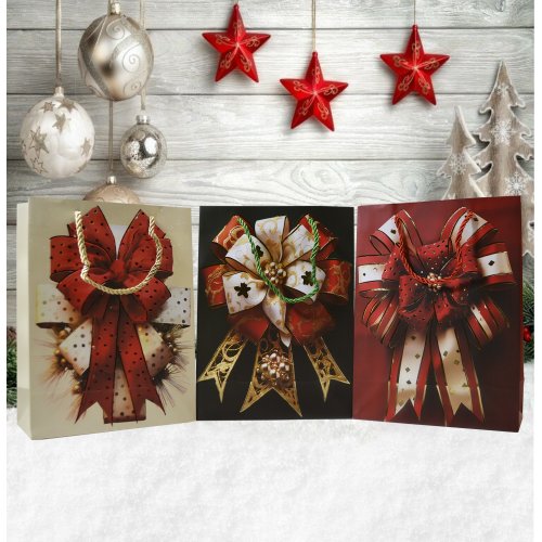 Пакет Новогодний AZ2025-205 18*24*8.5см (240)