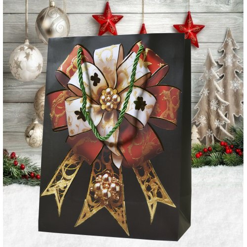 Пакет Новогодний AZ2025-205 18*24*8.5см (240)