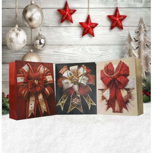 Пакет Новогодний AZ2025-206 26*32*10см (240)