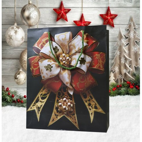 Пакет Новогодний AZ2025-206 26*32*10см (240)