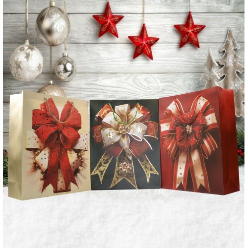 Пакет Новогодний AZ2025-207 31*40*12см  (180)