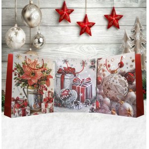 Пакет Новогодний AZ2025-213 31*40*12см  (180)