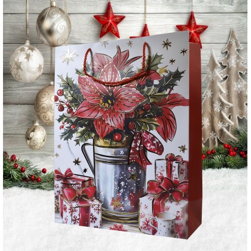 Пакет Новогодний AZ2025-213 31*40*12см  (180)