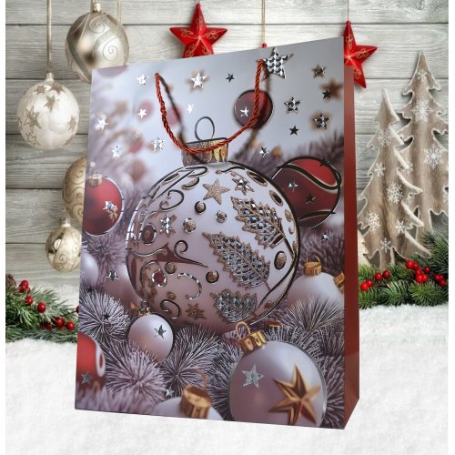 Пакет Новогодний AZ2025-213 31*40*12см  (180)