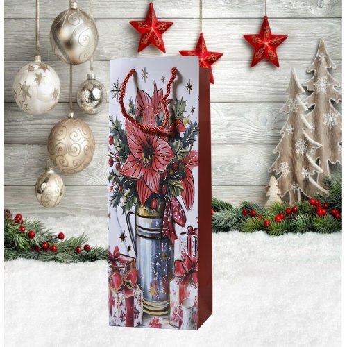 Пакет Новогодний AZ2025-214 12*35*9см (720)