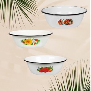 Миска 3,5л 1с9 с деколью  (12) 109038