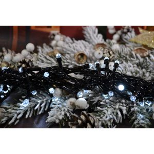 Гирлянда LED AZ2022-163 5м 100л пр.чёрный цв.белый (100)