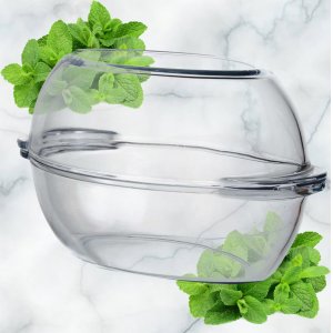 Форма для запекания 59072 овальная 2,85 л + крышка 2,85 л утятница (4)