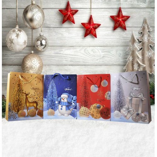 Пакет Новогодний AZ2024-472 18*24*8.5см (360)