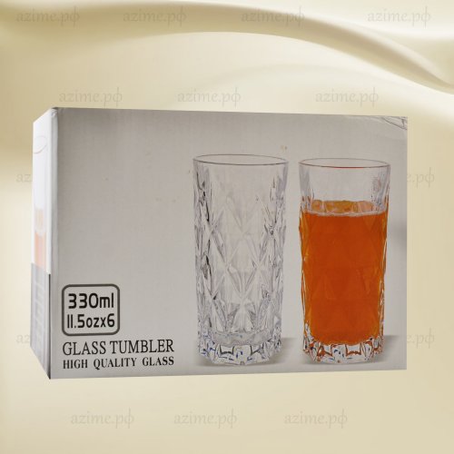 Набор стаканов AZ2023-456 высокие 6шт.330 мл (6)