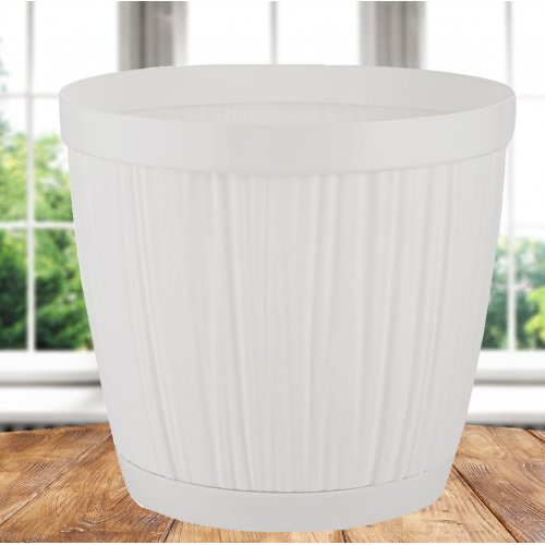 Горшок IG623110006 BARCELONA 6,5л, D240мм белый (6)