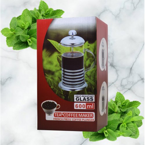 Чайник AZ2025-363 Френч-пресс 600мл (40)