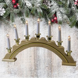 Рождественская горка AZ2025-65 7свечей  (12)