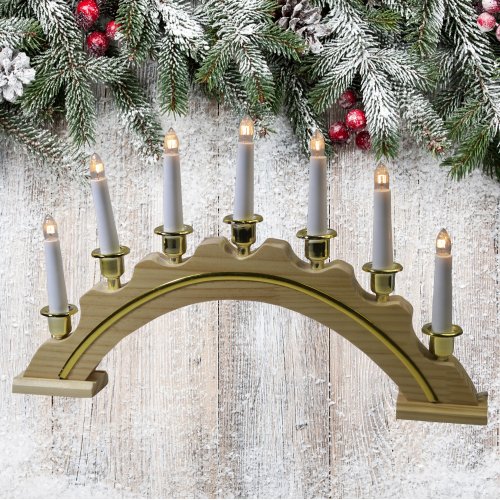 Рождественская горка AZ2025-65 7свечей  (12)