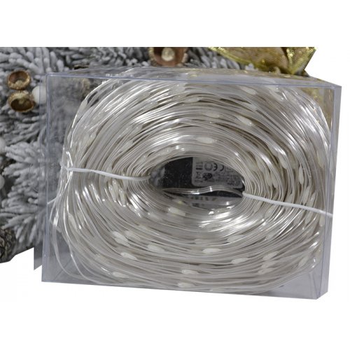 Гирлянда уличная LED AZ2021-799 100м 800л Капля цв.белый пр.прозрачный  (60)