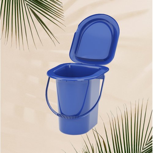 Ведро - туалет ПМ М1316 18.0л голубой (10)