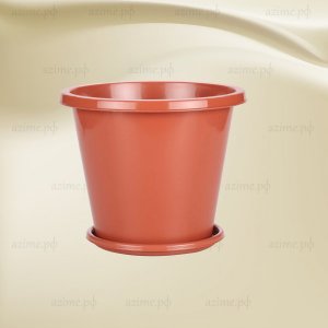 Горшок д/цветов ПМ М6602 Эконом коричневый 3.0л (30)