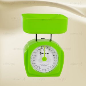 Весы кухонные механические SA-6017GR  5кг (24)