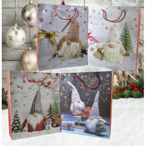 Пакет Новогодний AZ2024-504 26*32*10см (240)