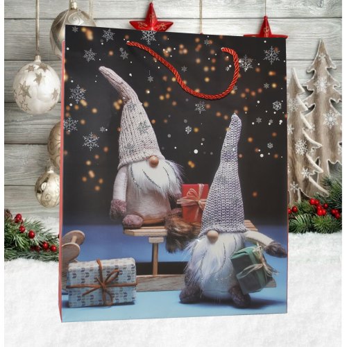 Пакет Новогодний AZ2024-504 26*32*10см (240)