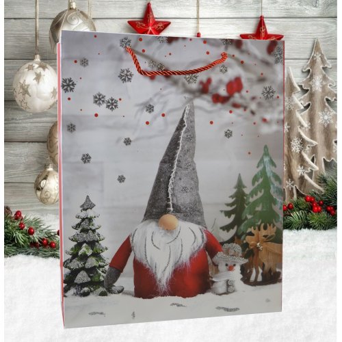 Пакет Новогодний AZ2024-504 26*32*10см (240)