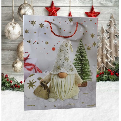 Пакет Новогодний AZ2024-504 26*32*10см (240)