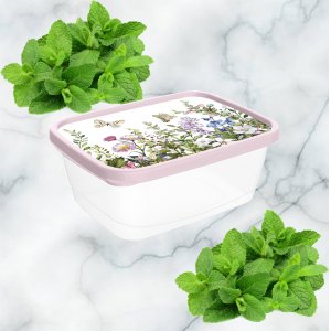 Контейнер для продуктов 223110907/01 прямоугольный 0,85л с декором 