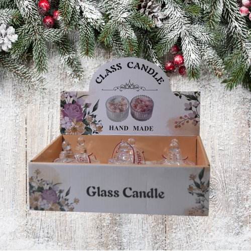 Свеча ароматизированная AZ2025-202 h9*7см  (72)