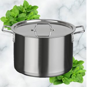 Кастрюля КТ-ОБ-22 20,0л ОБЩЕПИТ Сварной. Клепанные ручки (1)
