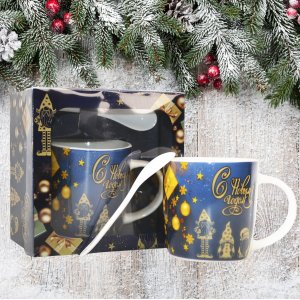 Кружка Новогодняя 2 предмета AZ2024-633 (60)