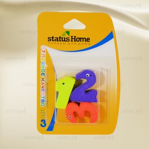 Набор ластиков 23894716 №8 "Весёые цифры 1,2,3"