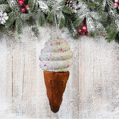 Сувенир подвесной AZ2024-214 h20см Мороженое (240)