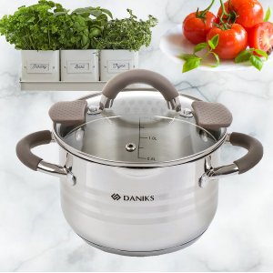 Кастрюля нерж GS-01413HY-16CA Нара 397626 (6)
