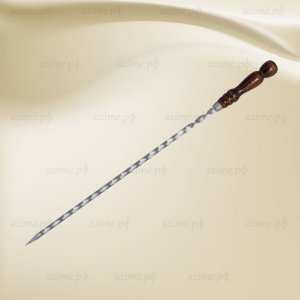 Шампур с деревянной ручкой 600*12*3мм