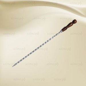 Шампур с деревянной ручкой 550*12*3мм