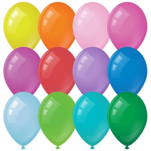 Воздушные шары 3572  Цветные однотонные (36)